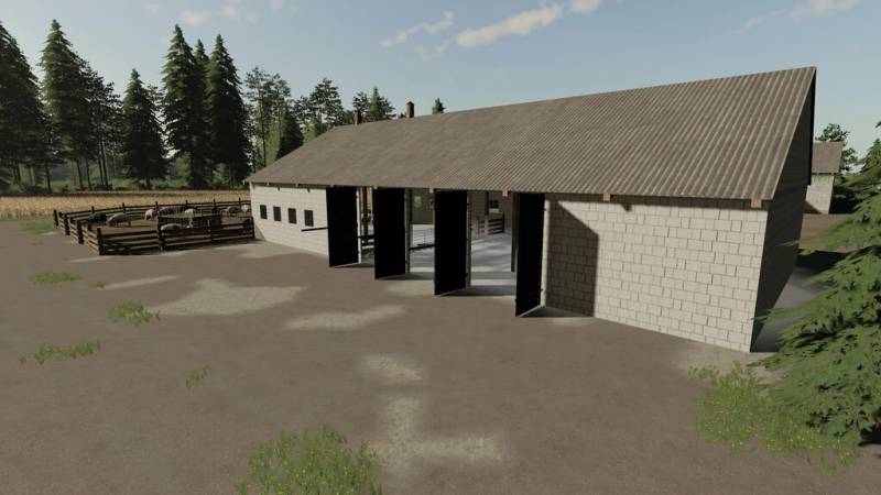 FS19 A BARN WITH A PIGSTY FOR PIGS V1.0.0.0 • Farming simulator 19, 17 ...