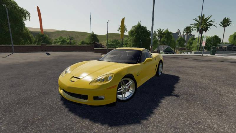 FS19 LOWERED 2006 CHEVY CORVETTE Z06 V1.0.0.0 • Farming simulator 19 ...