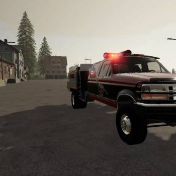 us fire truck on fs19