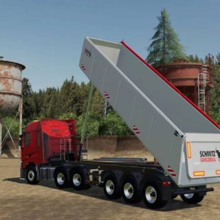 FS19 SCHMITZ CARGOBULL S.KI HEAVY 8.5 SEMI TIPPER V1.0 • Farming ...