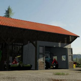 FS19 BARN WITH WORKSHOP V2.0.0.0 • Farming simulator 19, 17, 22 mods ...