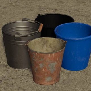 FS19 BUCKETS PACK V1.0.0.0 • Farming simulator 19, 17, 22 mods | FS19 ...