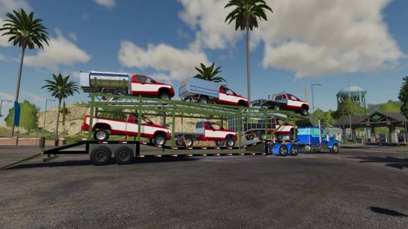 FS19 CAR TRANSPORT TRAILER EDIT V1.0.0.0 • Farming simulator 19, 17, 22 ...