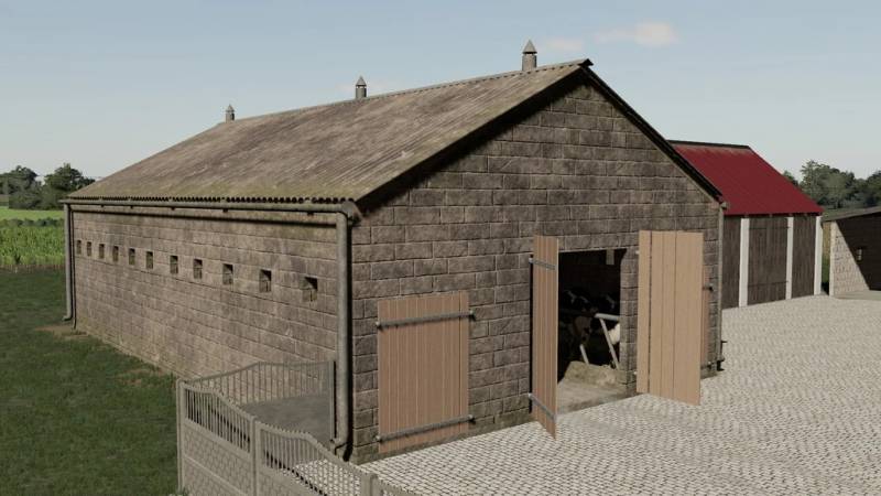 FS19 MEDIUM OLD COWSHED WITHOUT PASTURE V1.0.0.1 • Farming simulator 19 ...