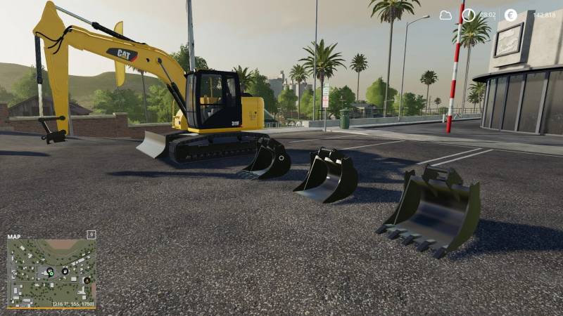 FS19 CAT 311F V1.0.0.0 • Farming simulator 19, 17, 22 mods | FS19, 17 ...