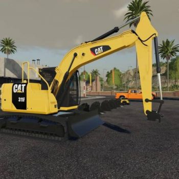 FS19 CAT 311F V1.0.0.0 • Farming simulator 19, 17, 22 mods | FS19, 17 ...