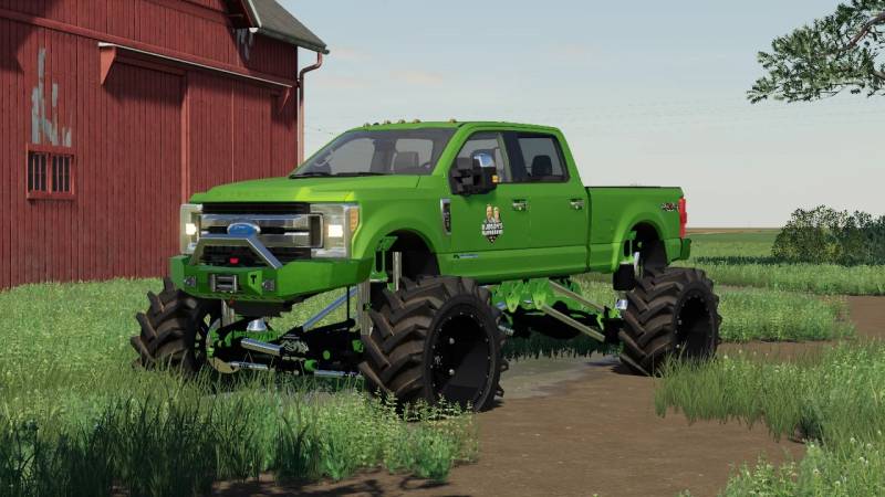 Fs19 Ford F 250 Superduty Monster Truck V10 • Farming Simulator 19 17 22 Mods Fs19 17 22 Mods 5964