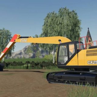 FS19 CASE CX250D LONG REACH EXCAVATOR V1.0.0.0 • Farming simulator 19 ...