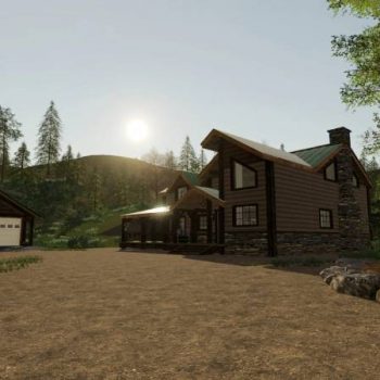 FS19 EMR RANCH HOUSE AND GARAGE V1.0.0.0 • Farming simulator 19, 17, 22 ...