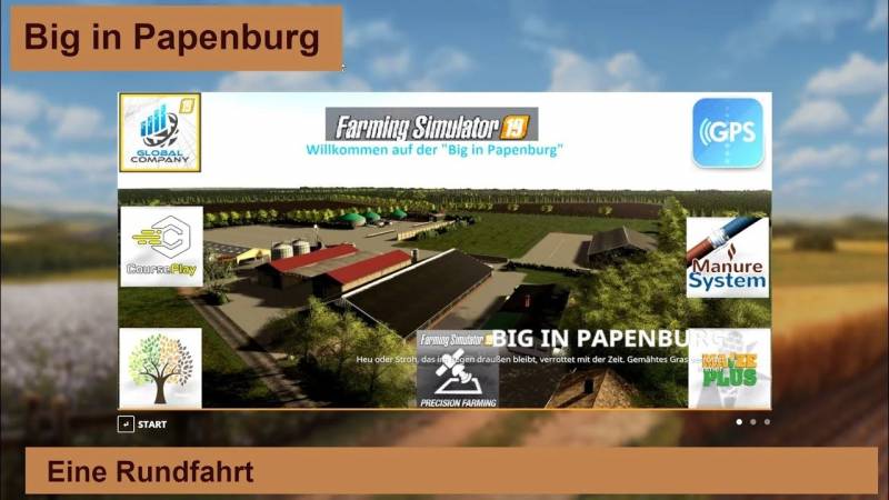 FS19 BIG IN PAPENBURG V1.0.2 • Farming simulator 19, 17, 22 mods | FS19 ...