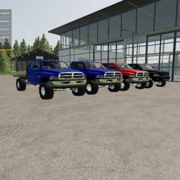 FS19 1998 DODGE RAM EXTENDED CAB V1.0 • Farming simulator 19, 17, 22 ...