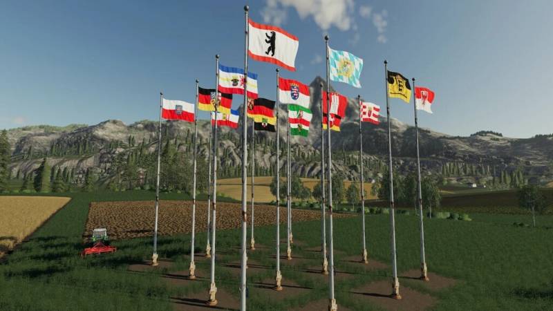 Fs19 Flags Of German Federal States Prefab V1000 • Farming Simulator 19 17 22 Mods Fs19 8759