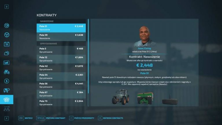 FS22 REFRESH CONTRACTS V1.0.0.0 • Farming simulator 19, 17, 22 mods ...