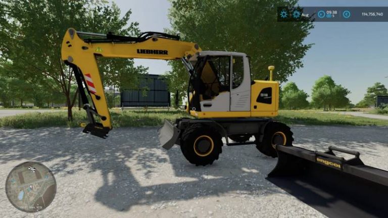 FS22 LIEBHERR 918C + TOOL V1.0.0.0 • Farming simulator 19, 17, 22 mods ...