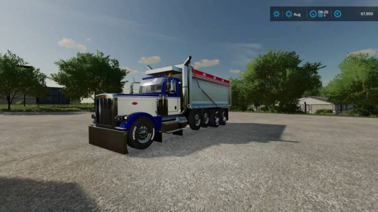 FS22 PETERBILT 379 DUMP TRUCK FIXED V1.0 • Farming simulator 19, 17, 22 ...