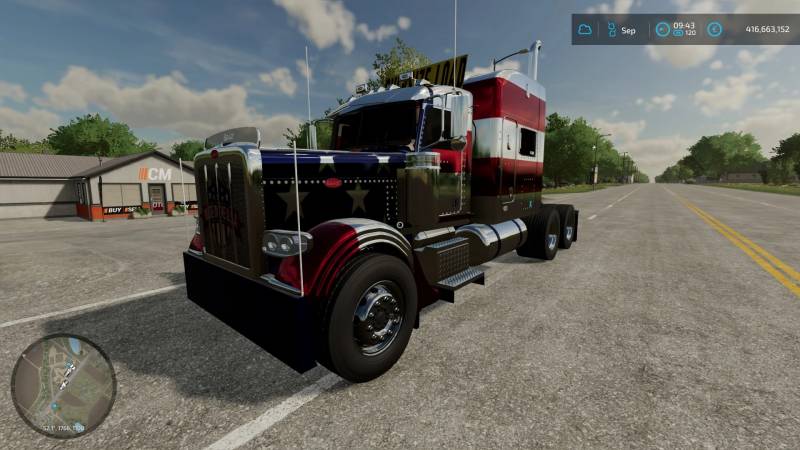 FS22 PETERBILT 389 USA V1.0.0.0 • Farming simulator 19, 17, 22 mods ...