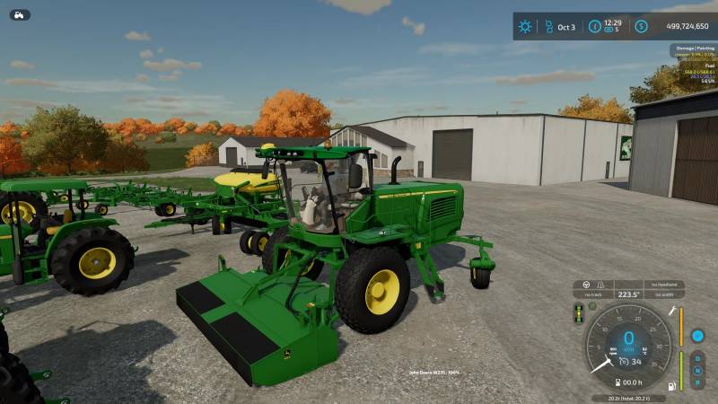 FS22 JOHN DEERE W235 MOWER V1.0.0.0 • Farming simulator 19, 17, 22 mods ...