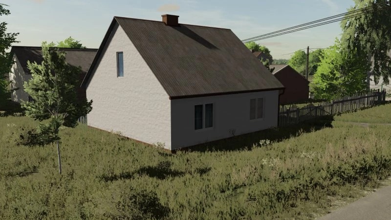 FS22 SMALL POLISH HOUSE V1.0.0.0 • Farming simulator 19, 17, 22 mods ...