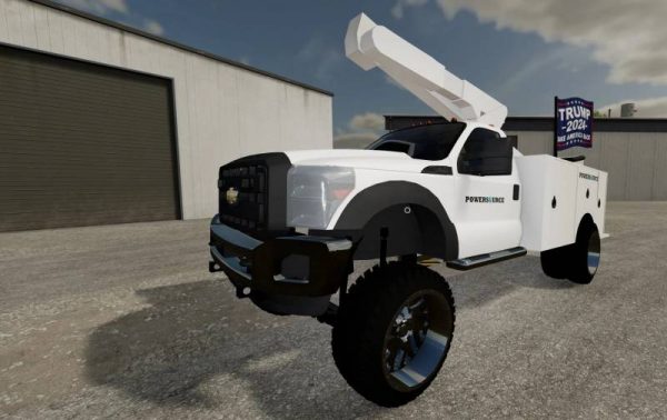 Fs22 F550 Bucket Truck V1.0.0.0 • Farming Simulator 19, 17, 22 Mods 