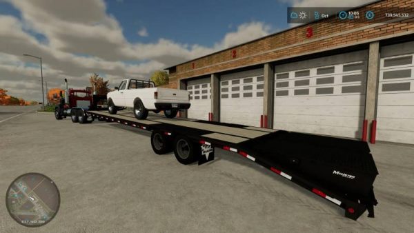 FS22 40FT PJ GOOSENECK TRAILER CONVERTED V1.0.0.0 • Farming simulator ...