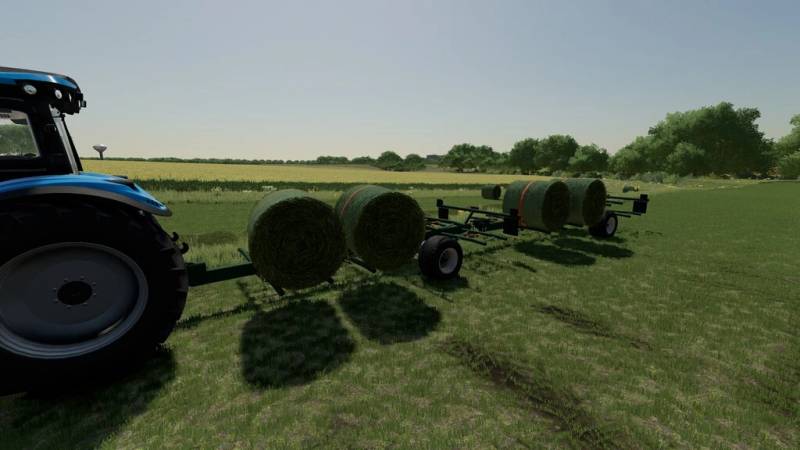 FS22 LIZARD 8 BALE TRAILER V1.0.0.0 • Farming simulator 19, 17, 22 mods ...