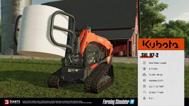 Fs22 Kubota Pack Fact Sheet Collection V10 • Farming Simulator 19 17 22 Mods Fs19 17 22 6938