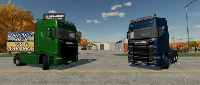 FS22 SCANIA S V1.0.0.6 • Farming simulator 19, 17, 22 mods | FS19, 17 ...