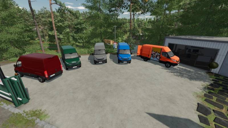 FS22 IVECO DAILY 35-160 L2H2 2022 V1.0.0.2 • Farming simulator 19, 17 ...