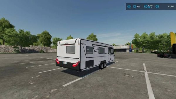 FS22 CARAVANE ERIBA V1.0.0.0 • Farming simulator 19, 17, 22 mods | FS19 ...