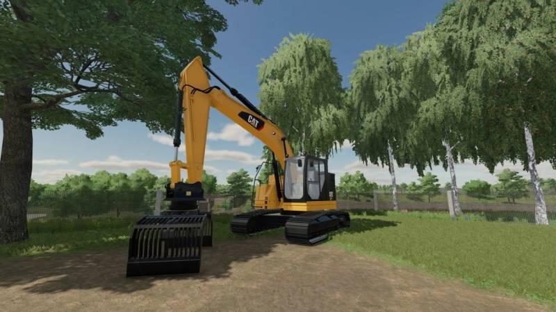 FS22 CAT 325F V1.0.0.0 • Farming simulator 19, 17, 22 mods | FS19, 17 ...