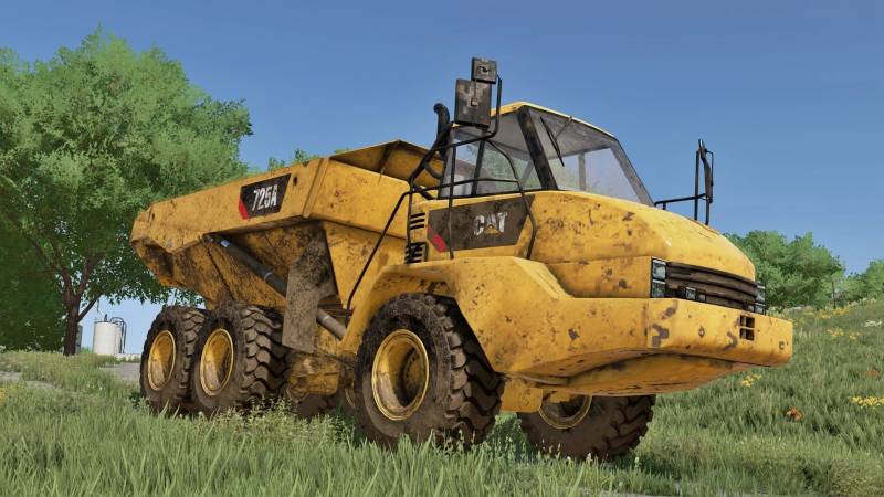 FS22 CAT 725A HAUL TRUCK V1.0.0.0 • Farming simulator 19, 17, 22 mods ...