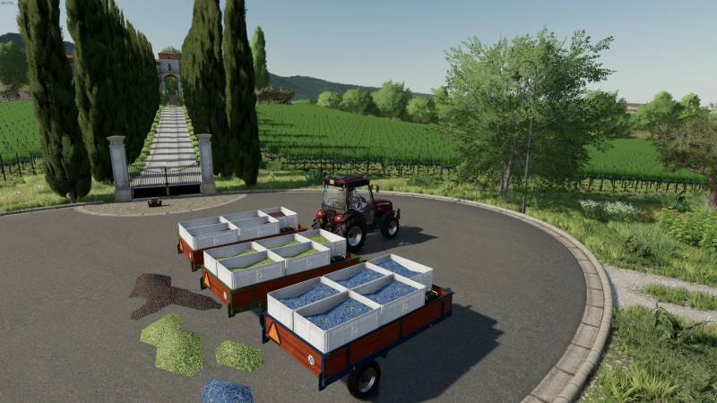 Fs22 Vine Hand Harvest Trailer V1100 • Farming Simulator 19 17 22 Mods Fs19 17 22 Mods 2503