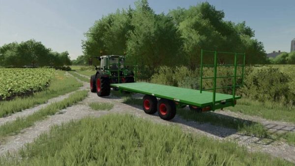 FS22 LIZARD 22 BALE TRAILER V1.0.0.0 • Farming simulator 19, 17, 22 ...