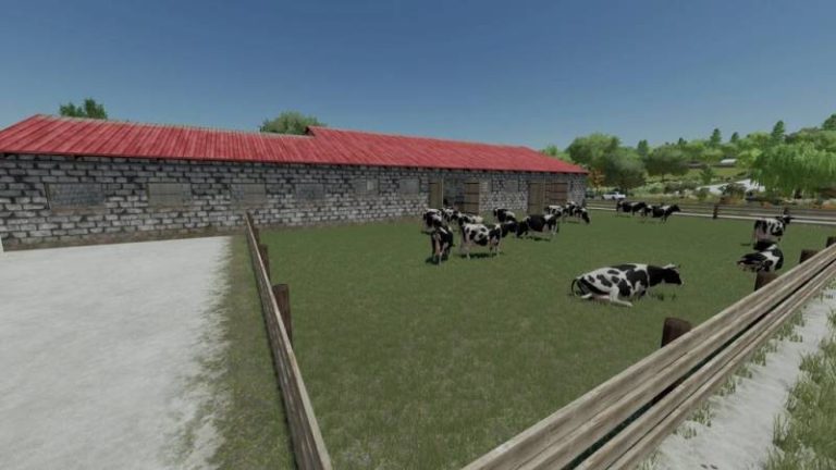 Fs Old Cowshed With Garage V Farming Simulator Mods Fs Mods