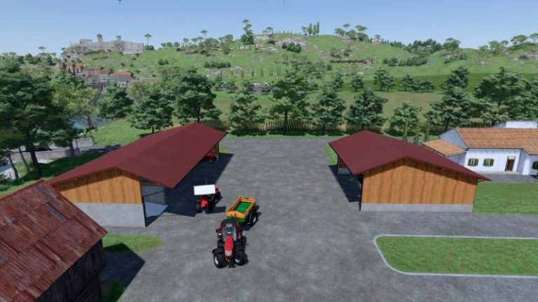 Fs22 Wood Shelter Set V1.0.0.0 • Farming Simulator 19, 17, 22 Mods 