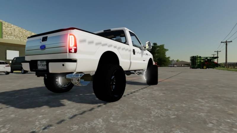 FS22 2007 FORD F250 SINGLE CAB V1.0.0.0 • Farming simulator 19, 17, 22 ...