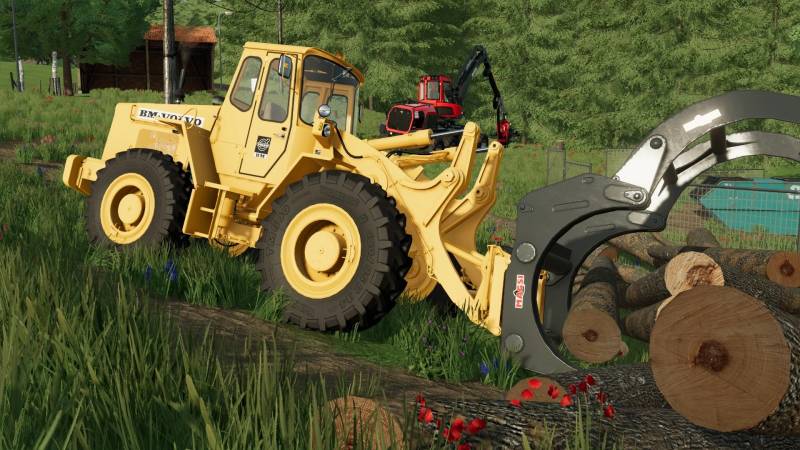 Fs22 Volvo Bm845 Wheel Loader V1000 • Farming Simulator 19 17 22 Mods Fs19 17 22 Mods 7758