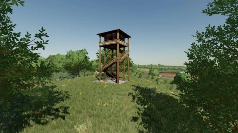 FS22 WOOD TOWER V1.0.0.0 • Farming simulator 19, 17, 22 mods | FS19, 17 ...