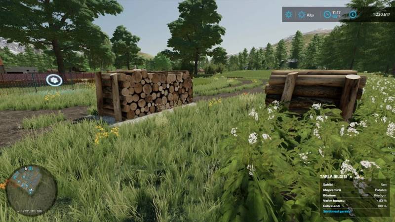 LOG DECORATION V1.0.0.0 • Farming simulator 19, 17, 22 mods | FS19, 17 ...